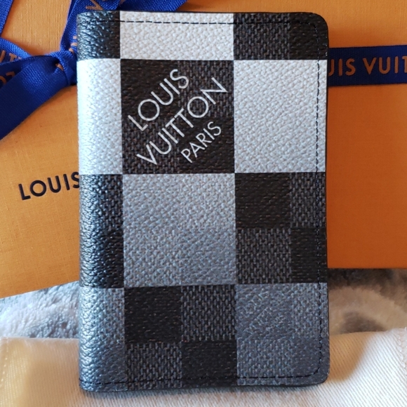 Louis Vuitton Virgil Abloh Pocket Organizer Wallet Damier Graphite Limited Editi - Picture 3 of 17